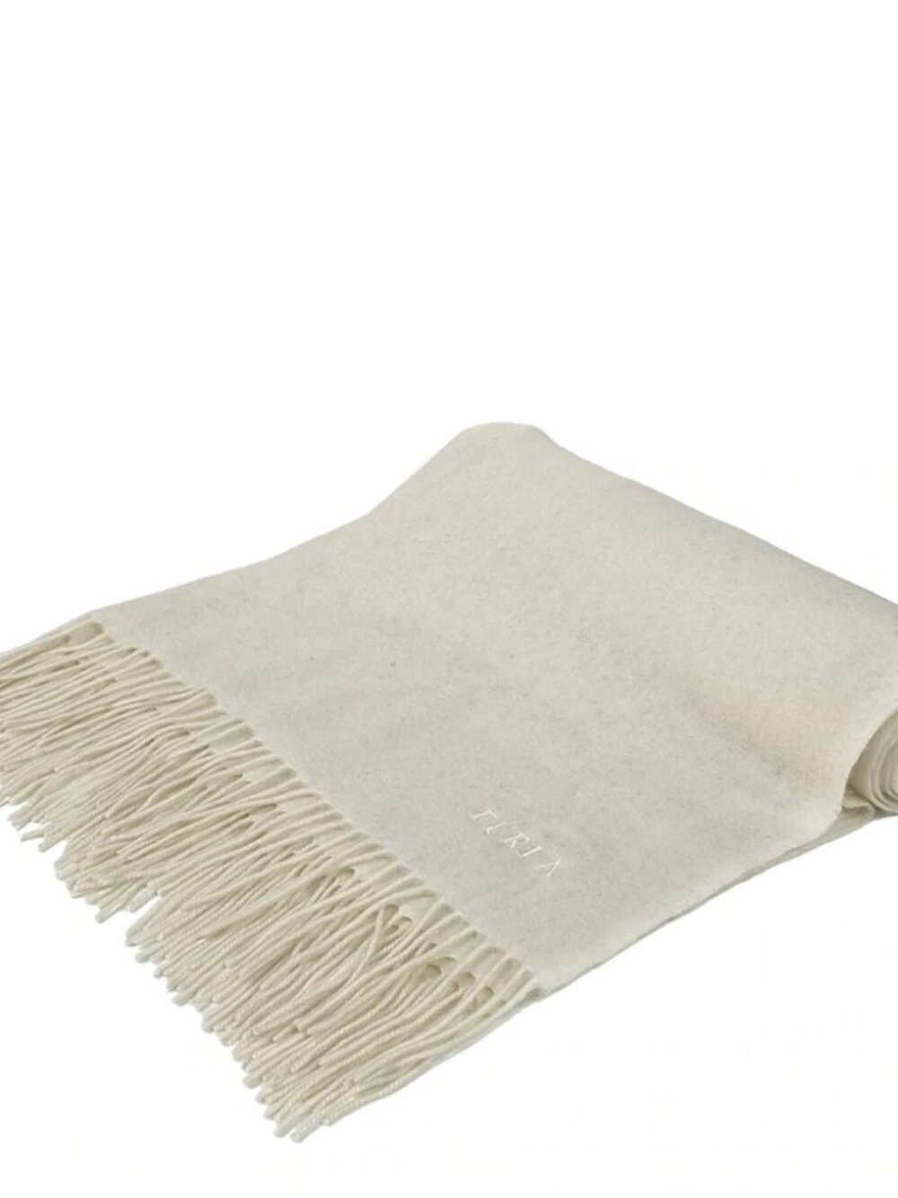 FURLA Cream Cashmere Scarf